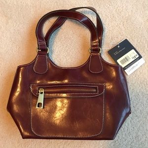 Cherokee Burgundy Small Shoulder Purse NWT